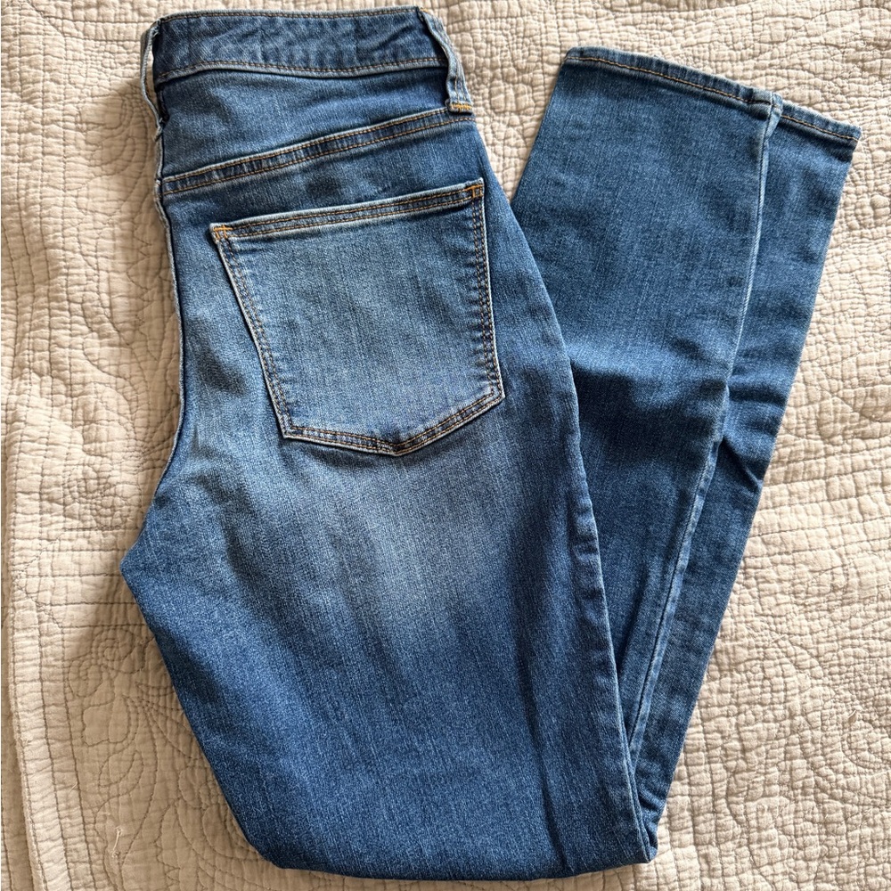 High waisted skinny jeans by universal thread